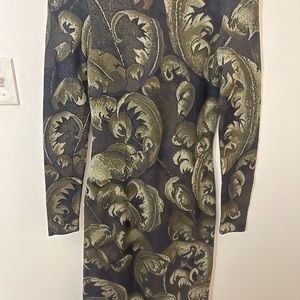 Peruvian Connection Tapestry Leaf Dress